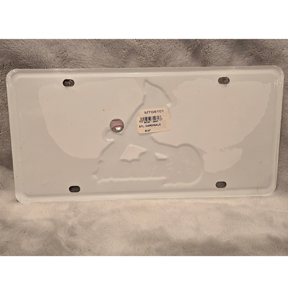 St Louis Cardinals MLB License Plate Rico Industries MTG6101 Metal Tag New - Picture 2 of 2